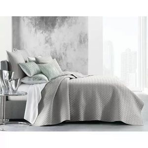 Hotel Collection Meadow FULL / QUEEN Cotton Quilted Coverlet Sage